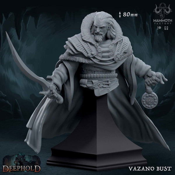 Vazano Bust 3D-printed model