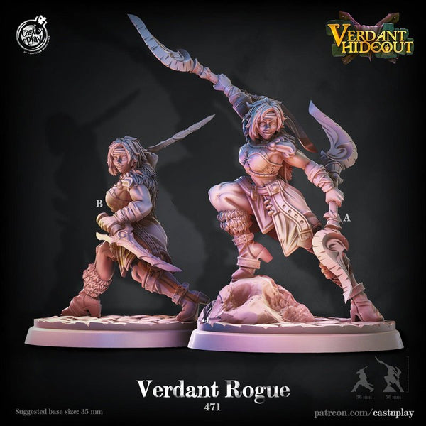 Verdant Rogue 3D-printed model