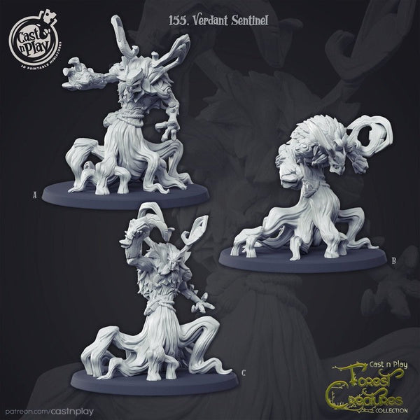 Verdant Sentinel 3D-printed model
