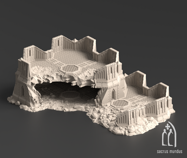 Verridan Bastion A 3D-printed model