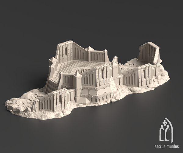 Verridan Trenches 3D-printed model