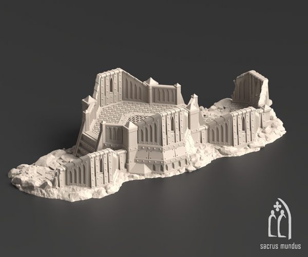 Verridan Trenches 3D-printed model