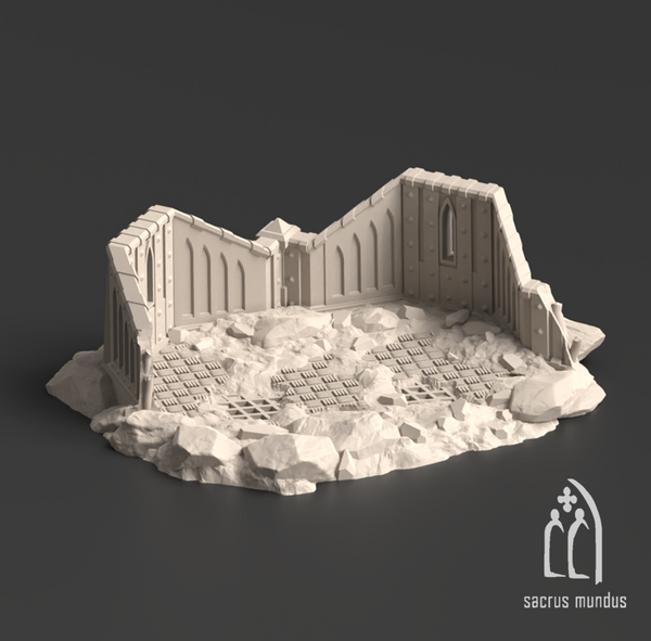 Verridan Trenches 3D-printed model