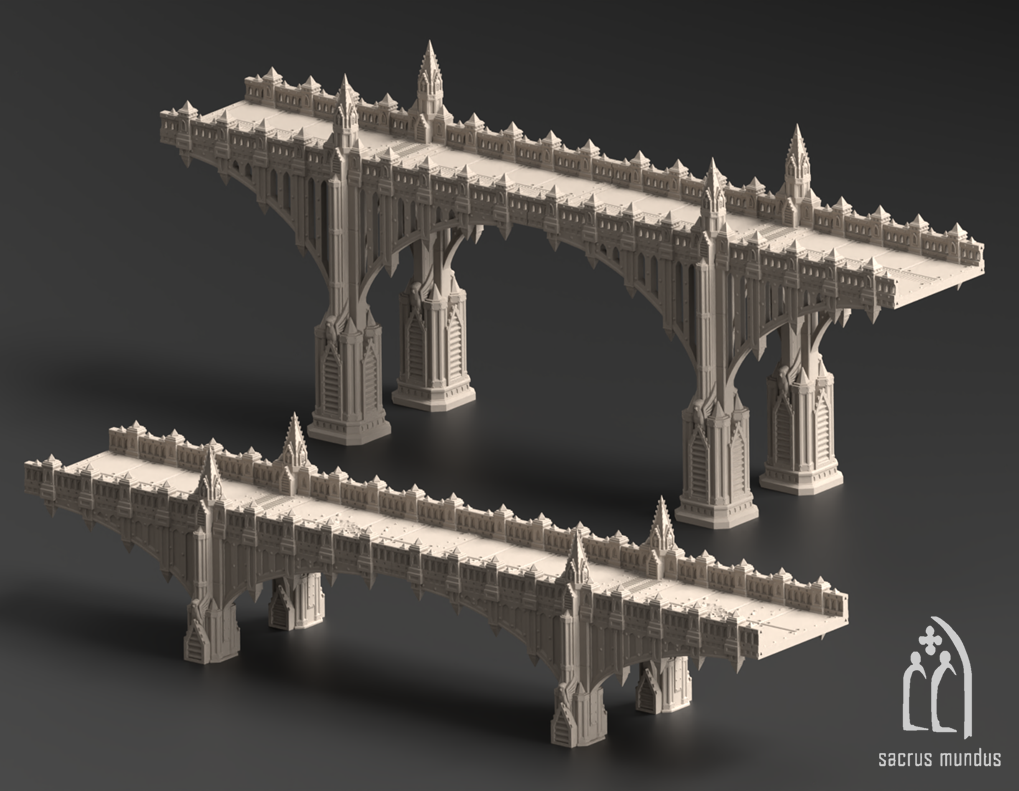Vertex Hive Bridges 3D-printed model