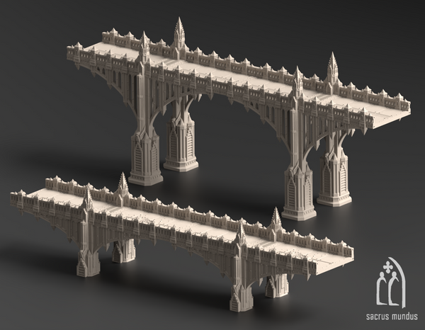 Vertex Hive Bridges 3D-printed model