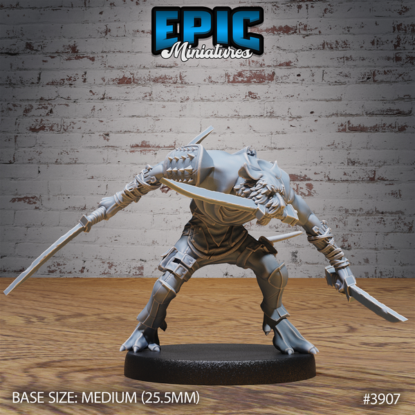 Veteran Rat Folk Thief 3D-printed model