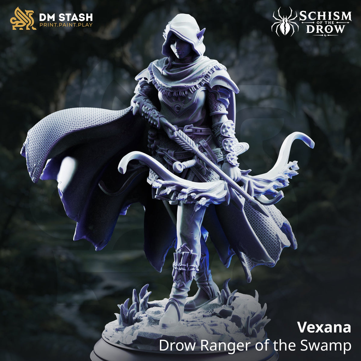 Vexana - Drow Ranger of the Swamp