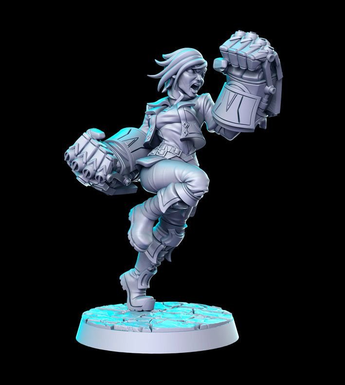 Vi 3D-printed model