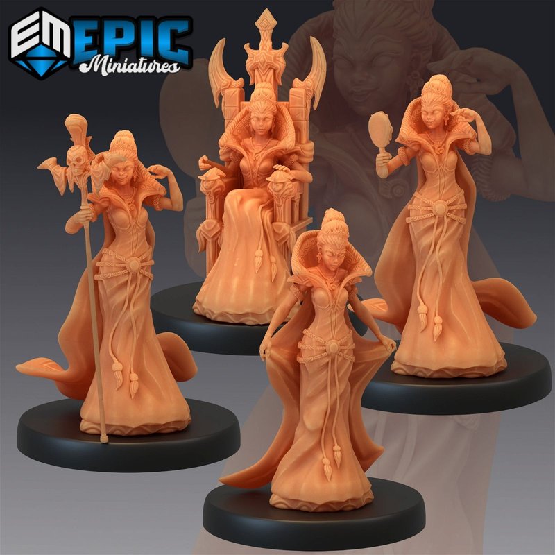 Vicious Queen 3D-printed model