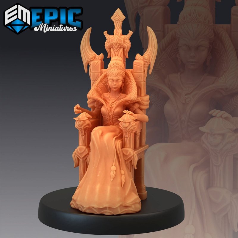 Vicious Queen 3D-printed model