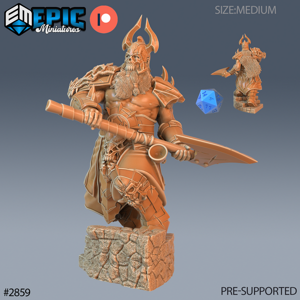 Viking Einherjar 3D-printed model