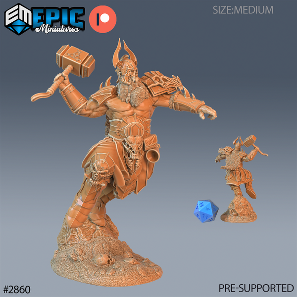 Viking Einherjar 3D-printed model