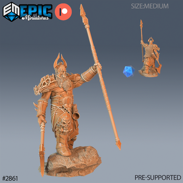 Viking Einherjar 3D-printed model