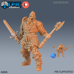 Viking Invander 3D-printed model