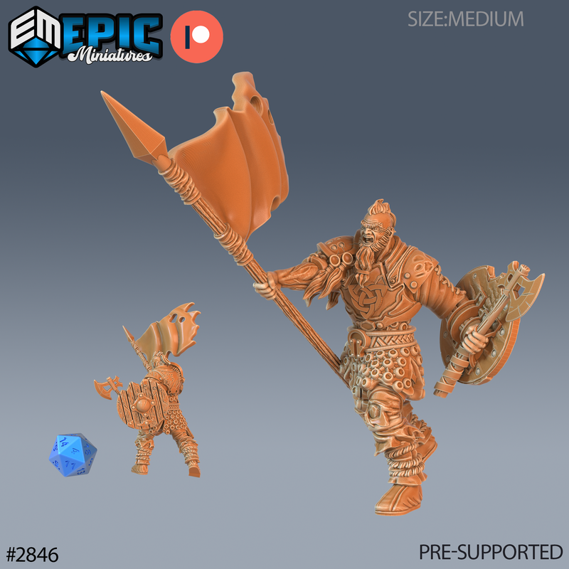 Viking Invander 3D-printed model