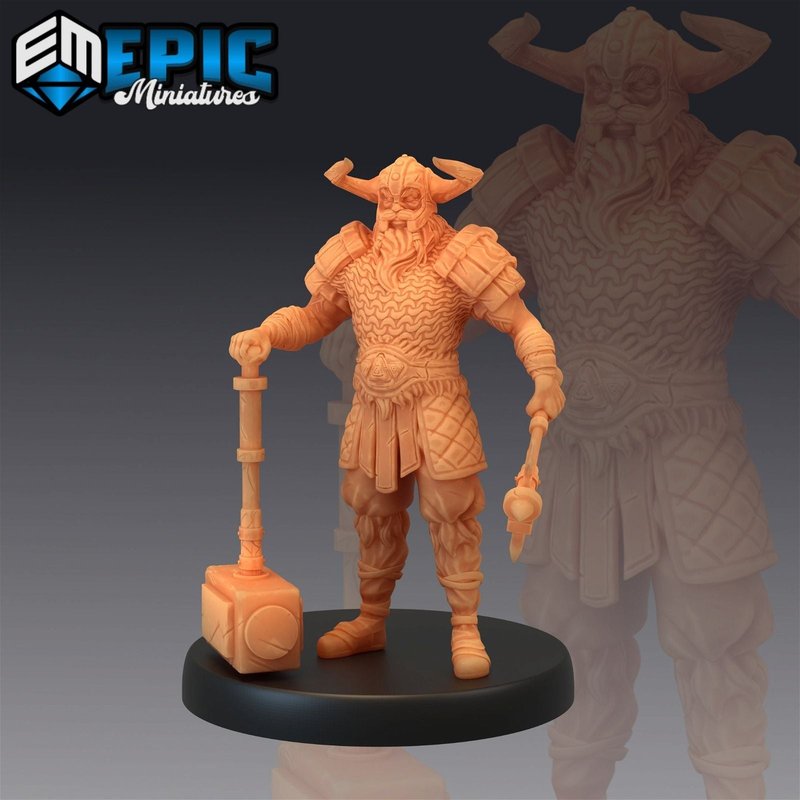 Viking Raiders 3D-printed model