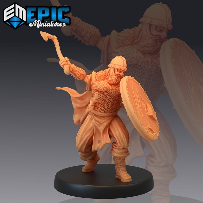 Viking Raiders 3D-printed model