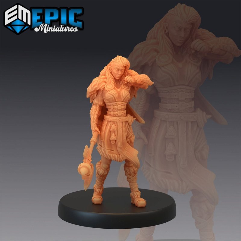 Viking Raiders 3D-printed model
