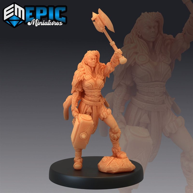 Viking Raiders 3D-printed model