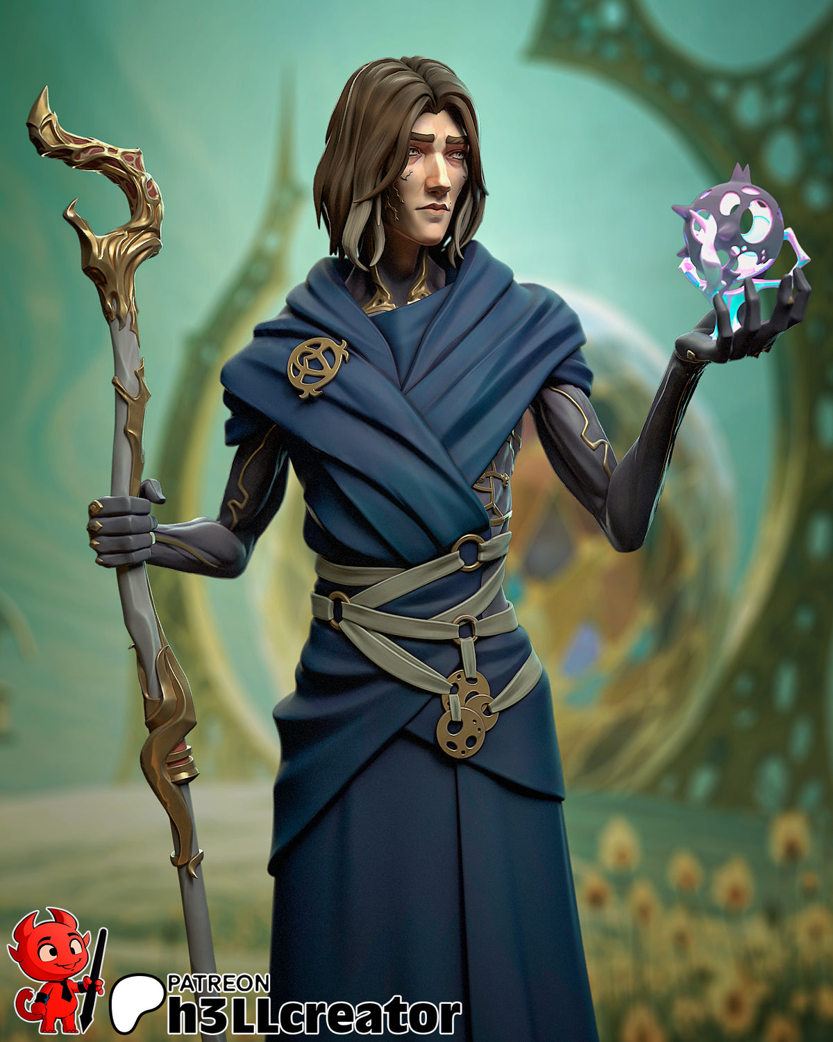 Viktor 3D-printed model