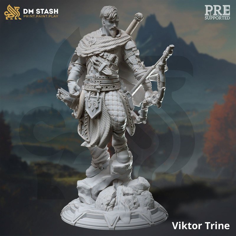 Viktor Trine 3D-printed model