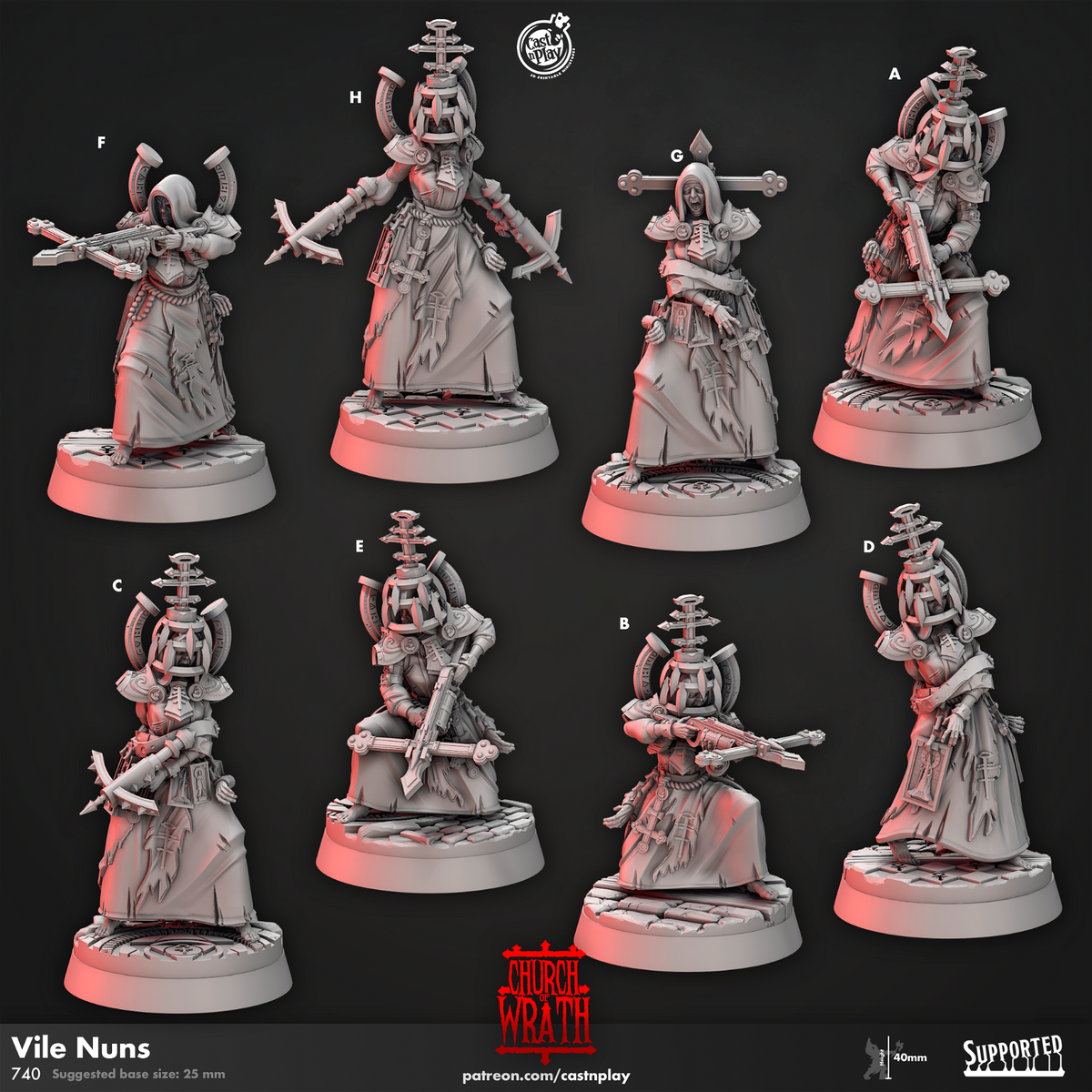 Vile Nuns - The Printable Dragon