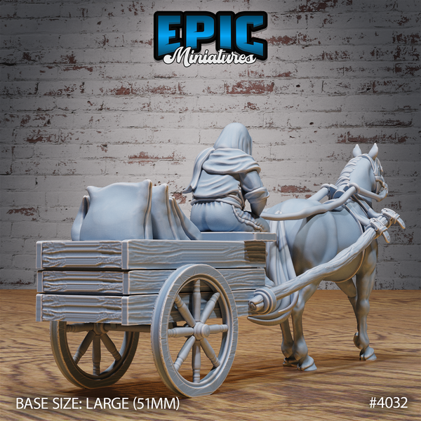 Villager Wagon Driver - The Printable Dragon
