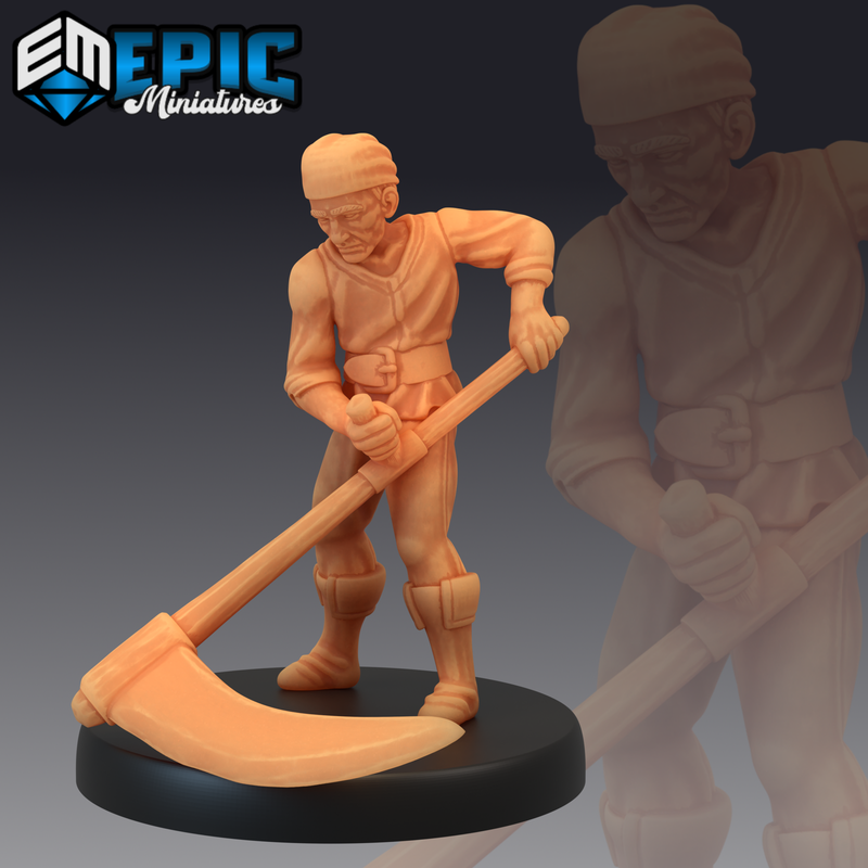 Villagers 3D-printed model