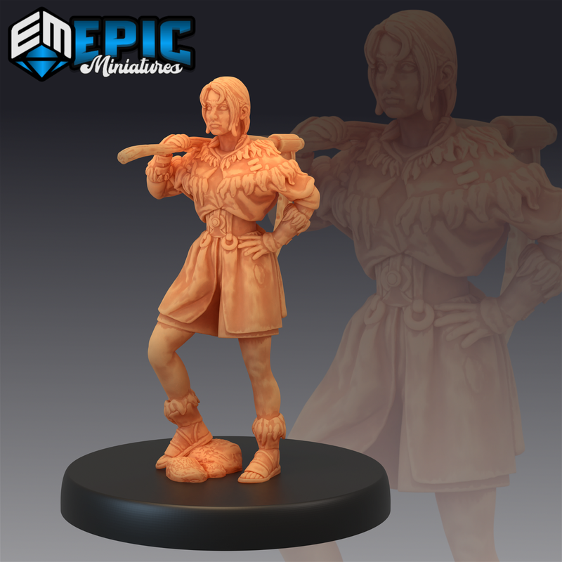 Villagers 3D-printed model
