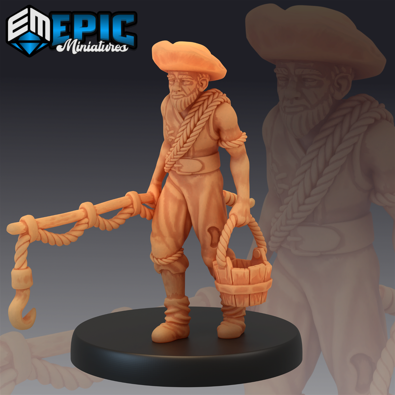 Villagers 3D-printed model