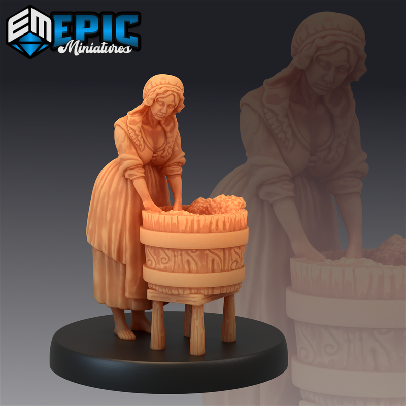 Villagers 3D-printed model