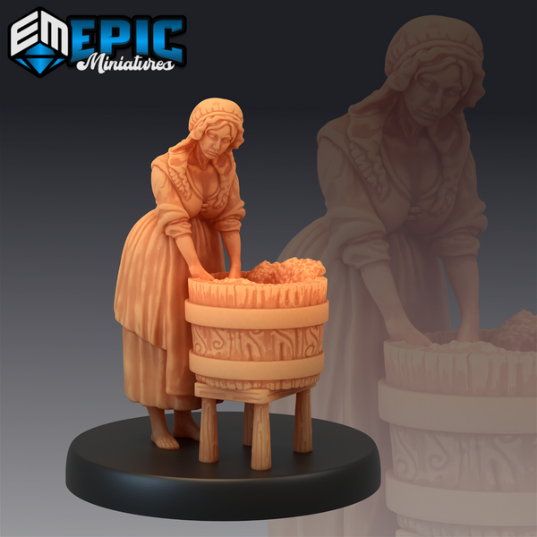 Villagers 3D-printed model