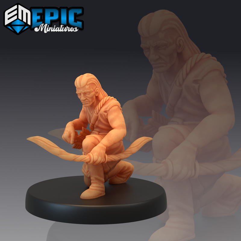 Villagers 3D-printed model