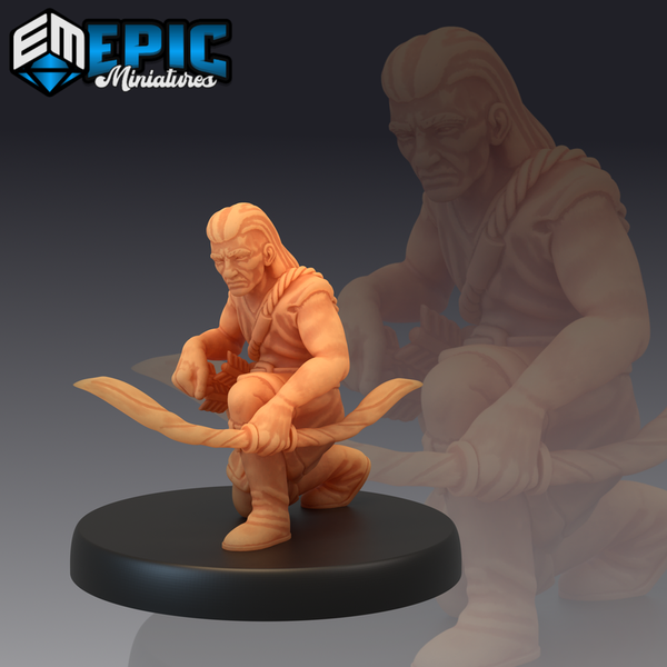 Villagers 3D-printed model