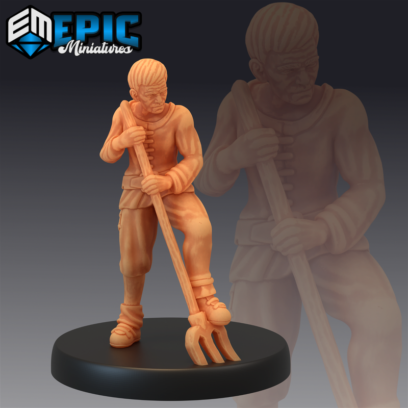 Villagers 3D-printed model