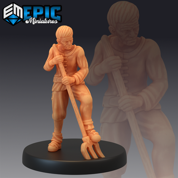 Villagers 3D-printed model