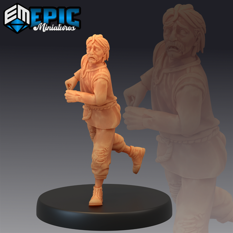 Villagers 3D-printed model