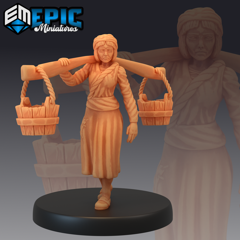 Villagers 3D-printed model