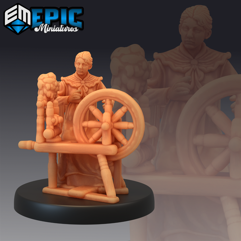 Villagers 3D-printed model