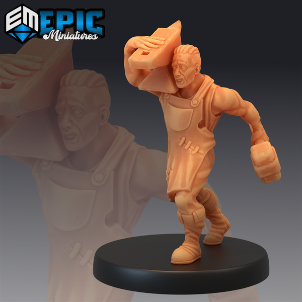 Villagers 3D-printed model