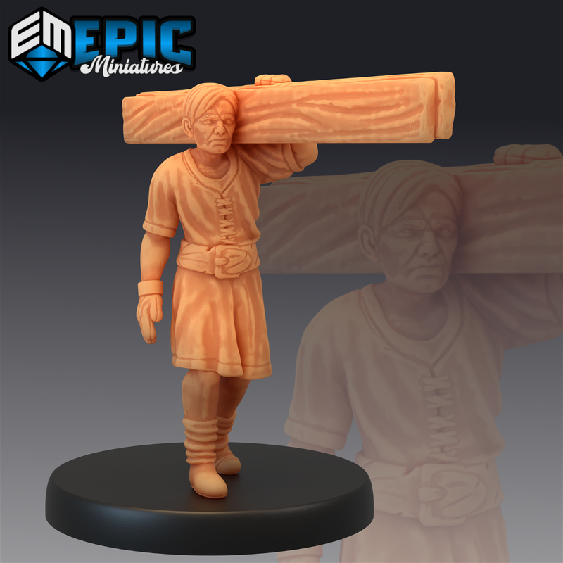 Villagers 3D-printed model