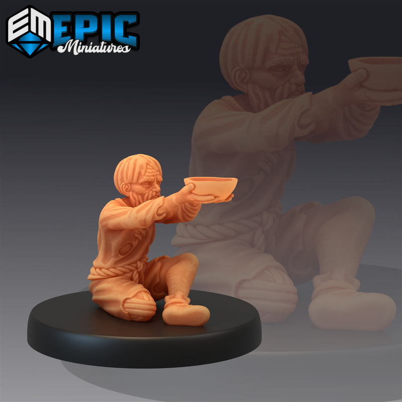 Villagers 3D-printed model