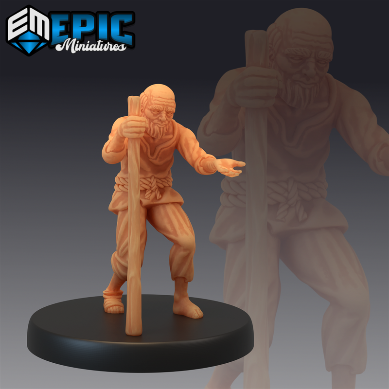 Villagers 3D-printed model