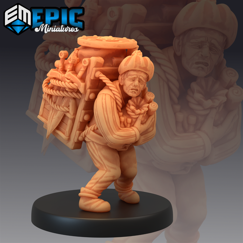 Villagers 3D-printed model