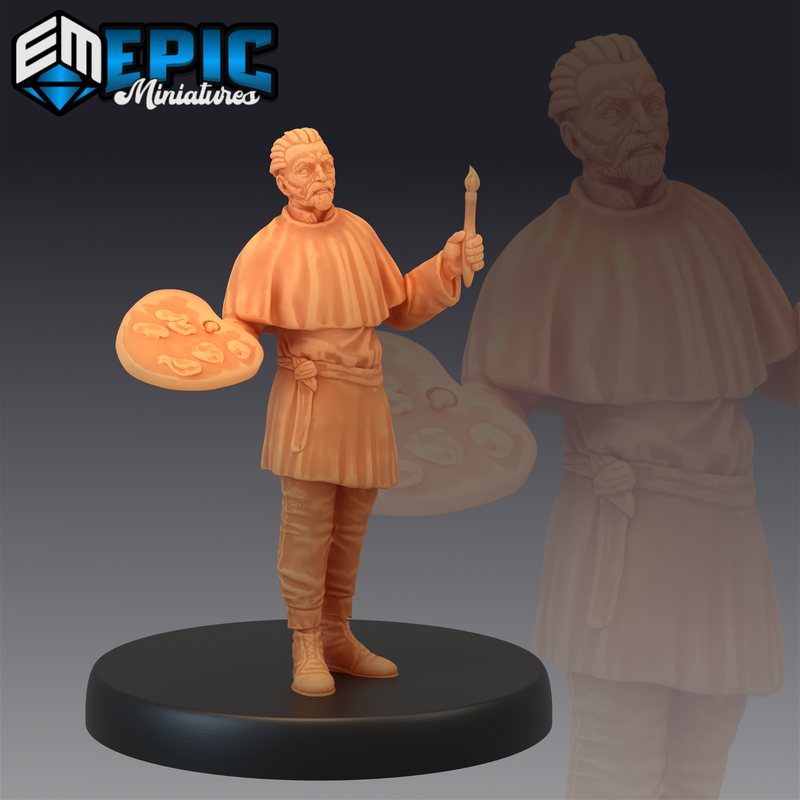 Villagers 3D-printed model