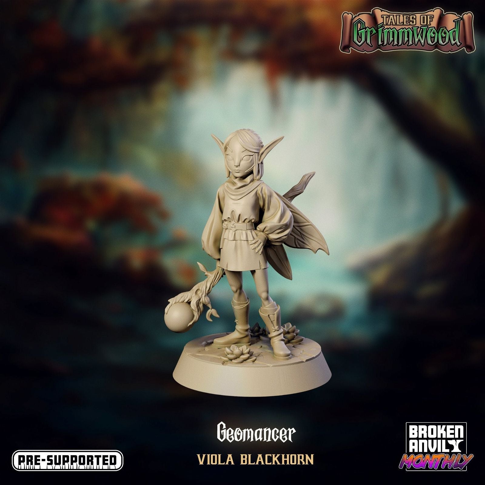 Viola Blackhorn The Geromancer - The Printable Dragon