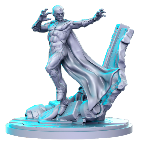 Vision 3D-printed model