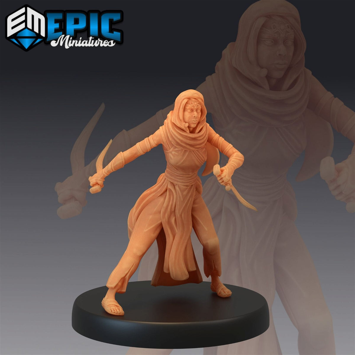 Viziers Assassin Attacking - The Printable Dragon