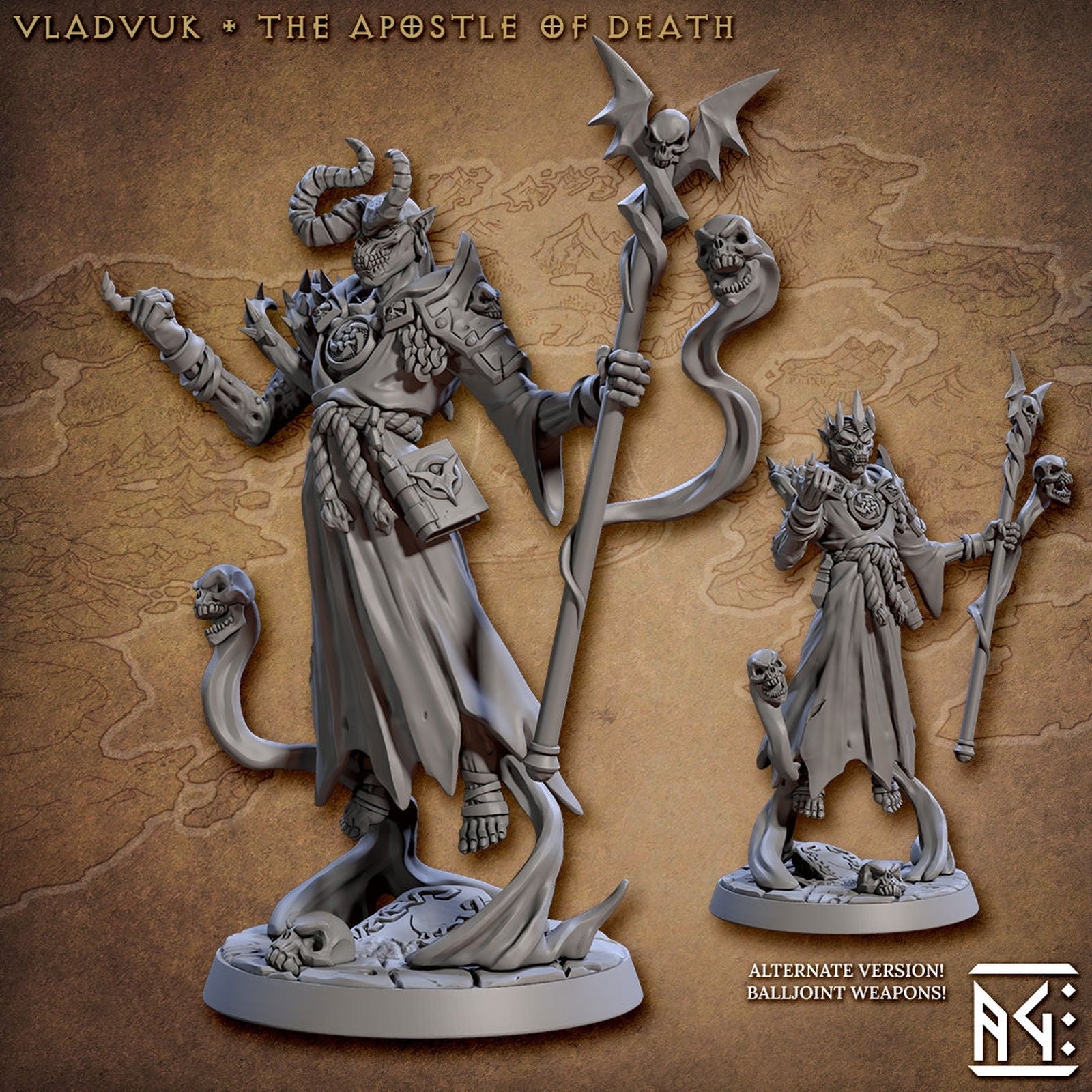 Vladvuk The Apstle Of Death - The Printable Dragon