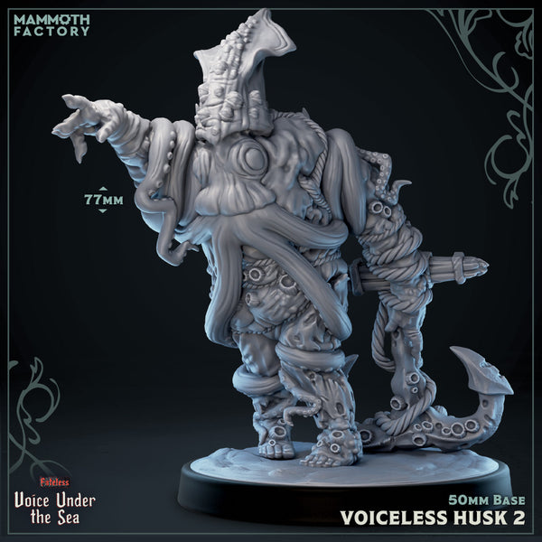 Voiceless Husk 3D-printed model
